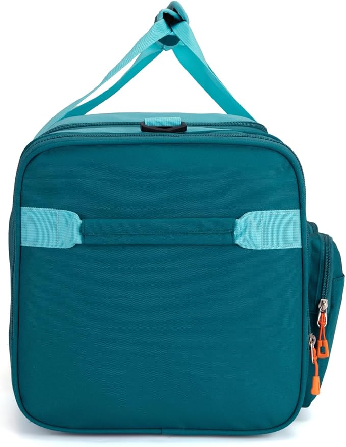 Large Kids Duffle Bag for Travel, Overnight, or Weekender, 22" inch (Teal Blue)