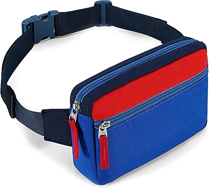 Fanny Pack Birthday Graduation Gifts for 7 8 9 10 11 12 13 Year Old Teen Girls Her Kids, Preppy Cute Trendy Stuff Colorblock Crossbody Bag Adjustable Belt Bags for Travel Essentials