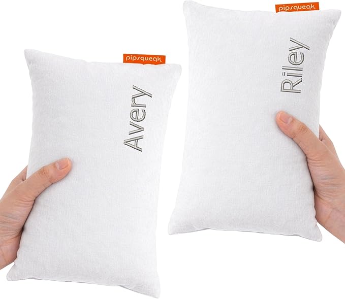Urban Infant Pipsqueak Microfiber Pillow - Small, Mini, Tiny - 11 x 7 in - Perfect for Travel, Cars, Airplanes, Camping, Dogs, Kids, Lumbar, Knees and Neck - Ages 2 Yrs and Up