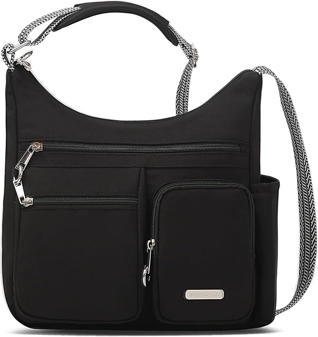 MHCNLL Anti Theft Crossbody Bag for Women, Lightweight Travel Purse, Waterproof Nylon Multi-Pocket Everyday Shoulder Handbag