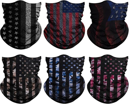 Neck Gaiter for Men Women Headwear Bandana Head Wrap Face Scarf Mask Cover Warmer Balaclava-Seamless & Versatile