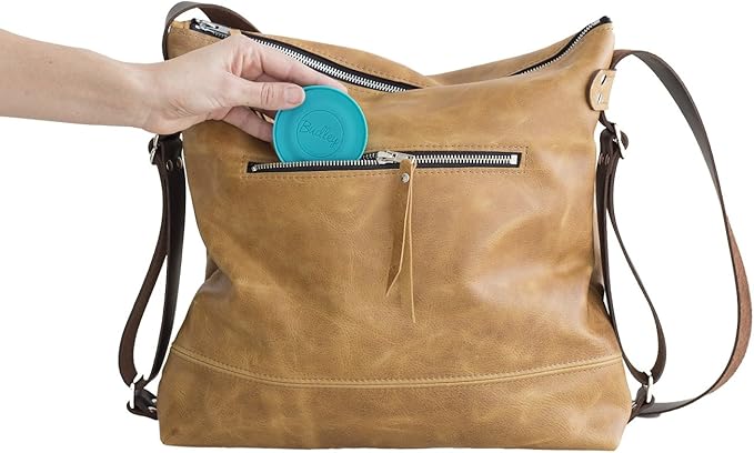 Budley - Tangle-Free Earphone/Earbud Case, Compact Storage System, Silicone (Teal, Set of 1)