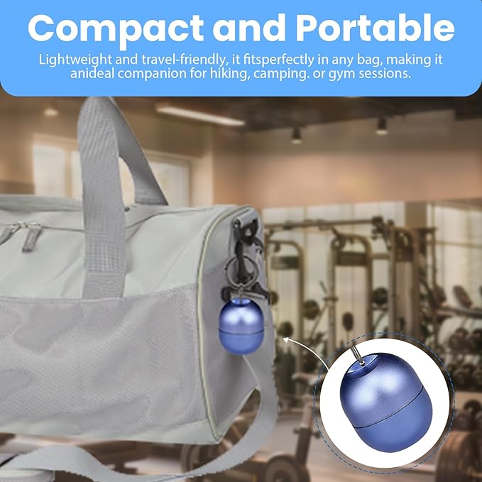 Jewelry Storage Box Case Gym Storage Jewelry Storage Box Case, Ring Organizer Container with Protective Sponge,Jewelry Care Protective Ring Holder with Keychain((1-Tier Purplish blue)