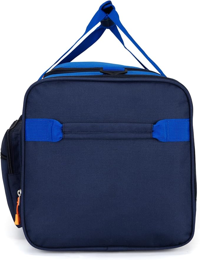 Large Kids Duffle Bag for Travel, Overnight, or Weekender, 22" inch (Dark Blue)