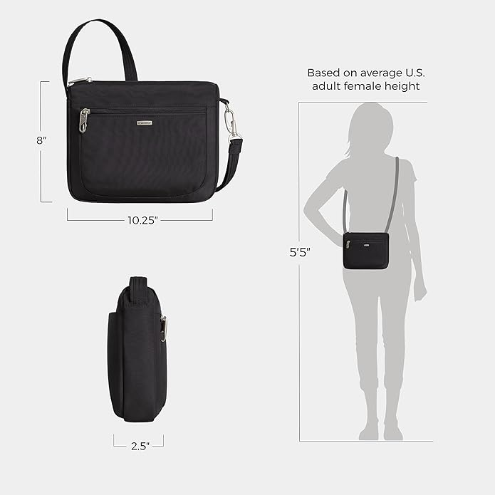 Travelon Anti-Theft Classic Small East/West Crossbody
