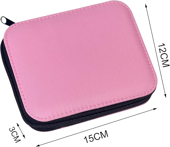 Sewing Kit with Case Portable Sewing Supplies for Home Traveler, Adults, Beginner, Emergency, Contains 18 Sewing Thread, Scissors, Needles, Measure etc,Medium Antique Mauve