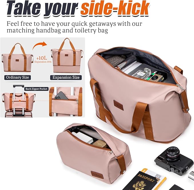 Cosbarn Luggage Sets 5 Piece Suitcases with Wheels, Suitcase Set ABS Hard Case Luggage with Spinner Wheels Durable Travel Luggage