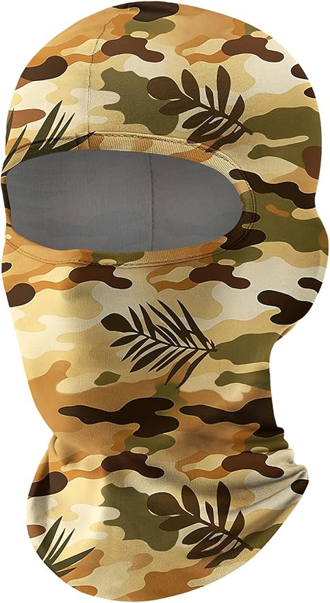 Fuinloth Balaclava Ski Mask, Motorcycle Summer Thin Cooling UV Protection Neck Gaiter for Men/Women