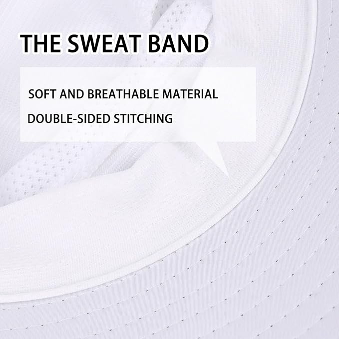 Sun Hats for Men Women Fishing Hat UPF 50+ Breathable Wide Brim Bucket Hats Summer UV Protection Safari Hat with Neck Flap