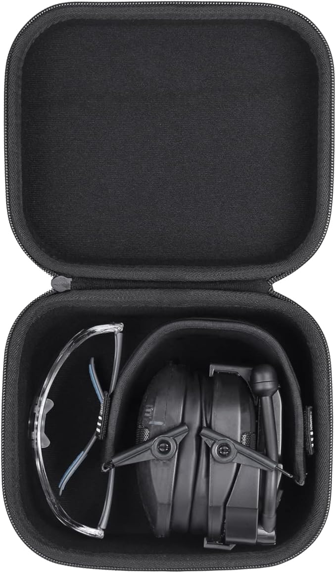 co2CREA Hard Case Replacement for Walker's Razor Slim Electronic Muffs Earmuffs replacement for Walker's Razor Walkie Talkie Handsfree