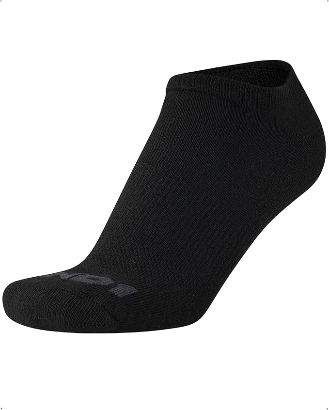 AND1 Mens No Show Socks - 12 Pack Performance Stretch Athletic Compression Socks for Men - Sports Low Cut Socks (6-12.5)
