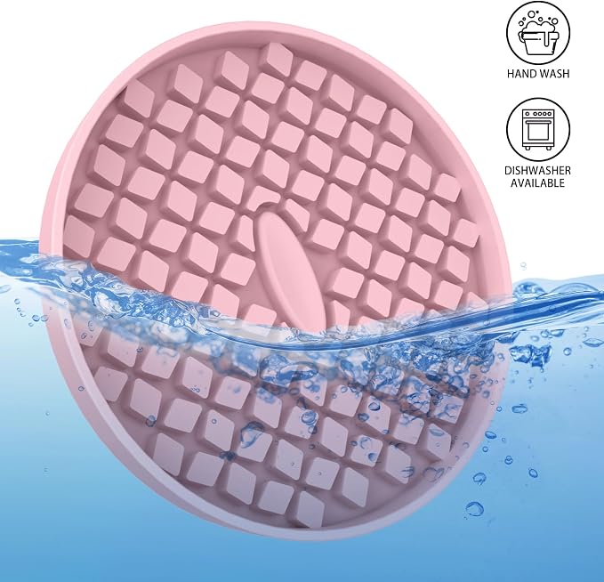 ME.FAN Car Cup Coasters [4 Pack] Silicone Car Coasters/Cup Mats, Non-Slip Recessed Car Interior Accessories Dusty Rose