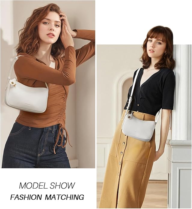 CHOLISS Shoulder Bag for Women, RFID Anti-Theft Crossbody Bags for Women, Vegan Leather Purse Handbags with Zipper Closure