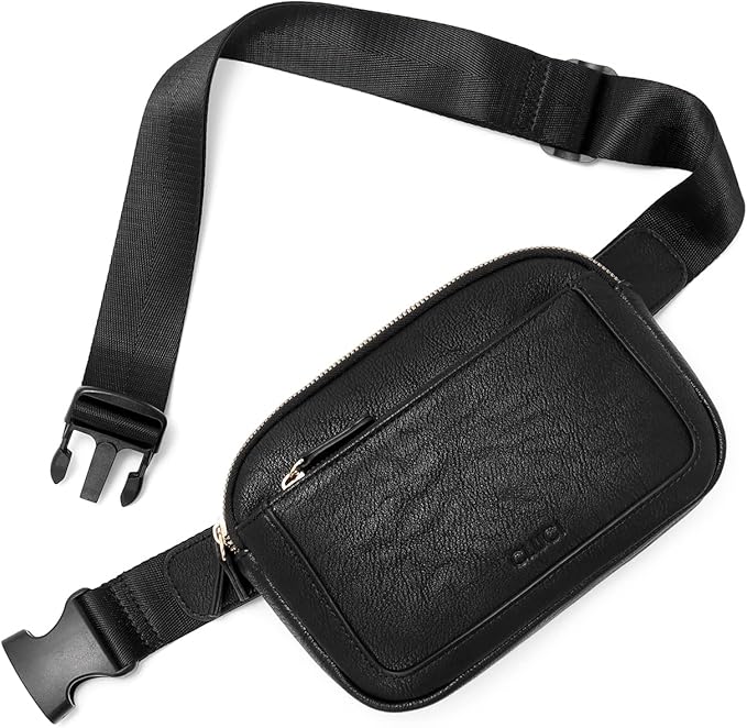 CLUCI Fanny Packs for Women Cross body, Belt Bag for Women, Mini Everywhere Crossbody Waist Bag Adjustable Strap, Vegan Leather Women's Fanny Pack