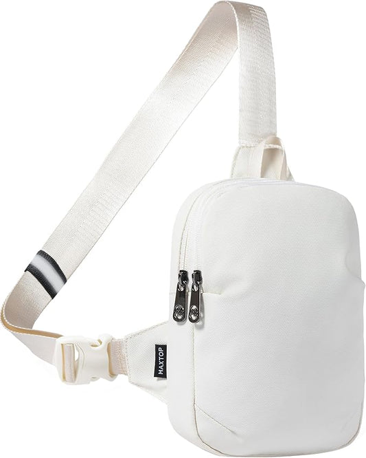MAXTOP Small Sling Bag for Women Crossbody Chest Bags Water Resistant Fanny Pack Purse for Travel Sports Running Work