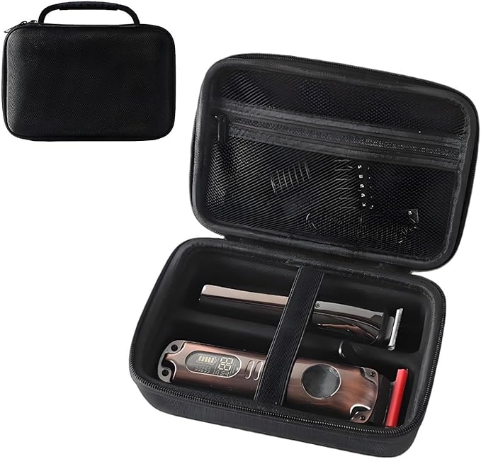 Hard Case for Hair Cutting Clippers, Professional Barber Storage Organizer Bag, Compatible with Ufree FADEKING Romanda Novah KIKIDO Wahl, Travel Razor Trimmer Case