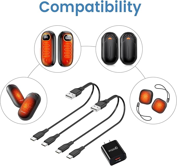 Charger for OCOOPA Magnetic Hand Warmers