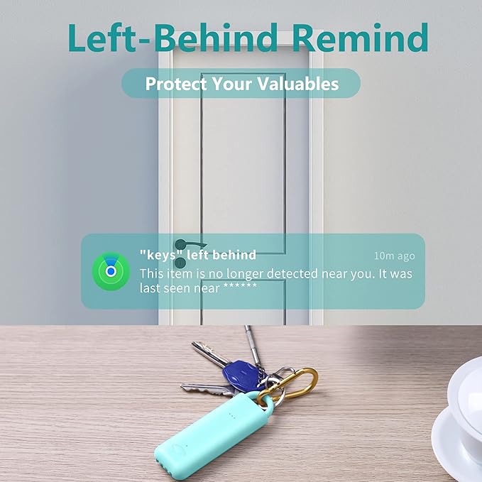 3-in-1 Personal Safety Alarm with Apple Find My - 130dB Emergency Siren, LED Strobe Flashlight, GPS Tracker Keychain for Women, Kids, Seniors - Real-Time Location, Anti-Loss, iOS Only