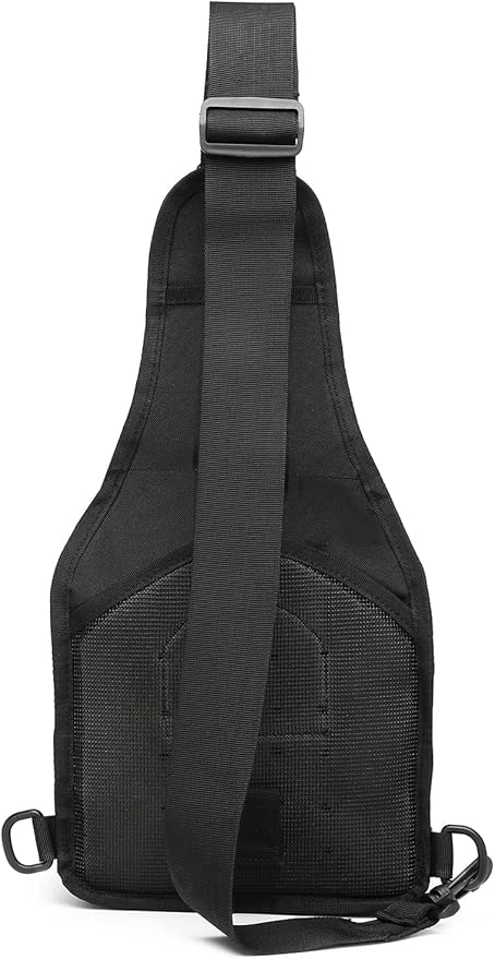 Small Tactical Sling Bag for Men with Holster Military EDC Shoulder Bag CCW Crossbody Bag 7 Liters
