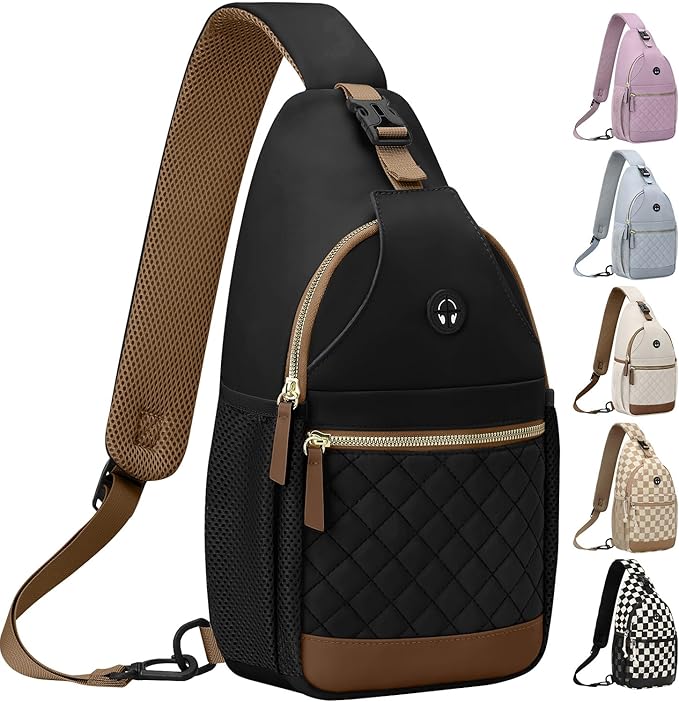 Small Crossbody Purses Bags for Women Men Travel, Chest Sling Bag Women Casual Cross Body Bag for Woman Sling Backpack
