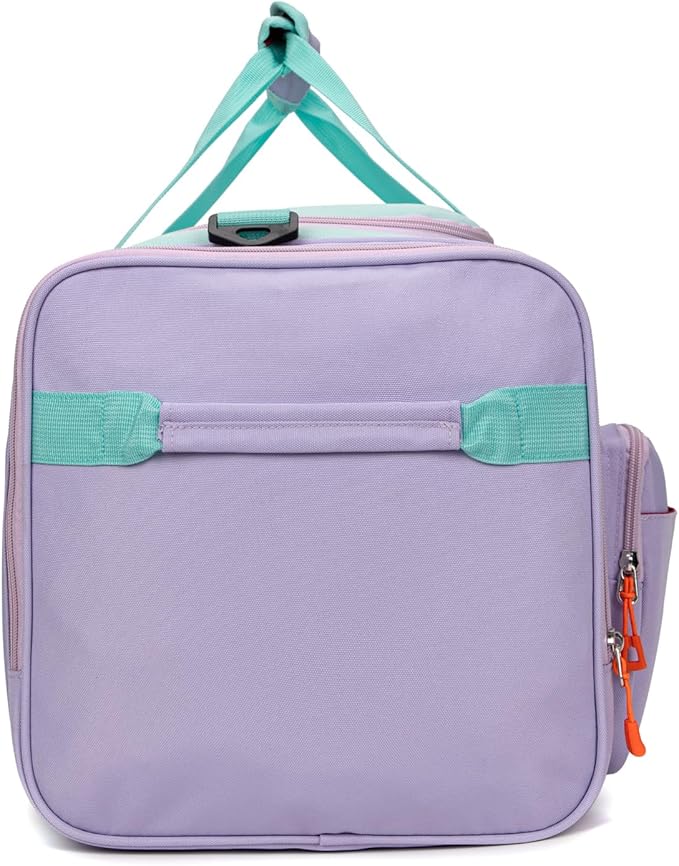 Large Kids Duffle Bag for Travel, Overnight, or Weekender, 22" inch (Light Green)