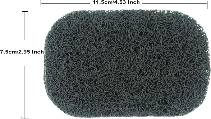8 Pack Soap Saver Pads, Self Draining Soap Bars Holder Pads for Shower,Kitchen,Bathroom (Gray)