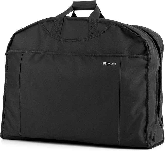 DELSEY PARIS Garment Bags Lightweight Hanging Travel Bag, Black, 45 Inch