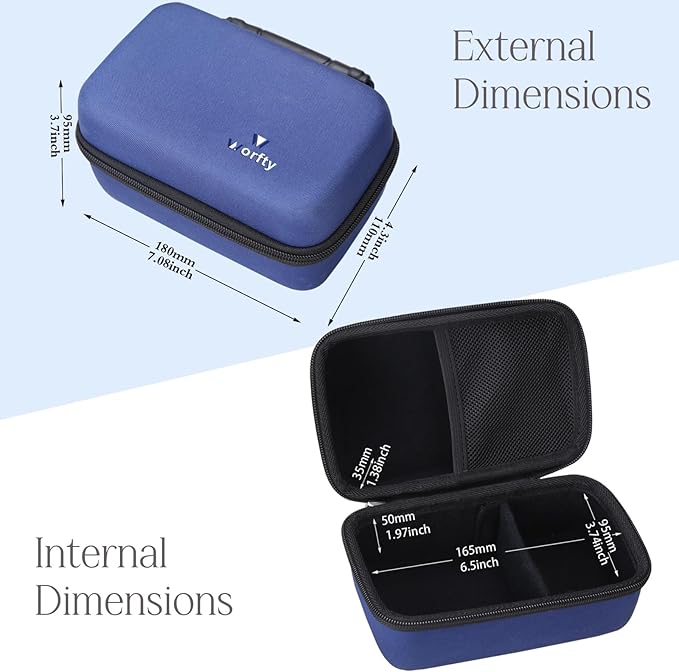 Hard Travel Head Shaver Case for Wyklaus Upgrade Head Shaver 7D for Bald Men, Razor Case Compatible with FlexSeries/SHPAVVER Bald Shaver(Box Only)