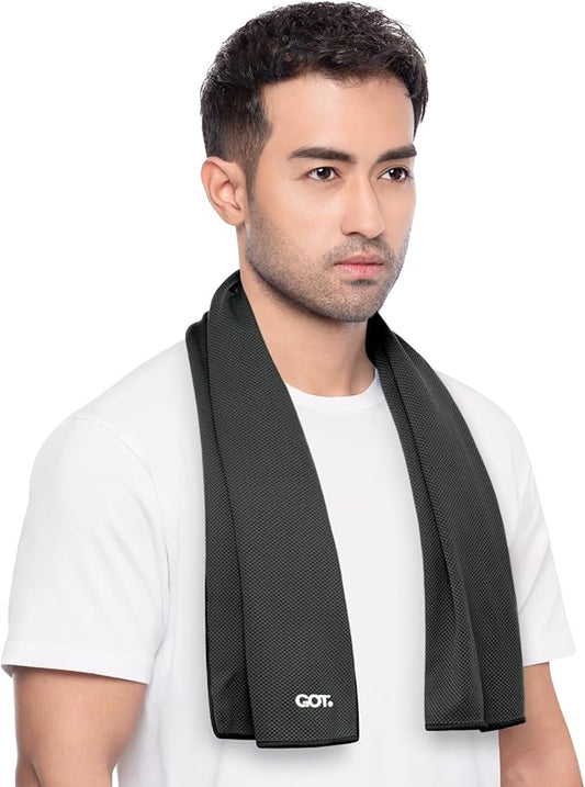 GOT Sports Cooling Towel (40" x 12") – Instant Cooling Neck & Face Wrap, Sweat Towel for Gym, Workout, Running & Extreme Heat