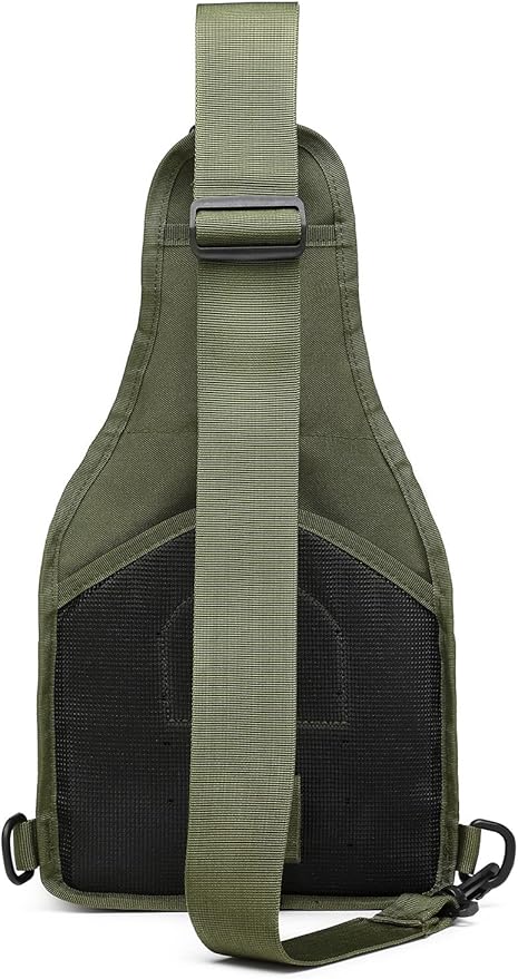 Small Tactical Sling Bag for Men with Holster Military EDC Shoulder Bag CCW Crossbody Bag 7 Liters
