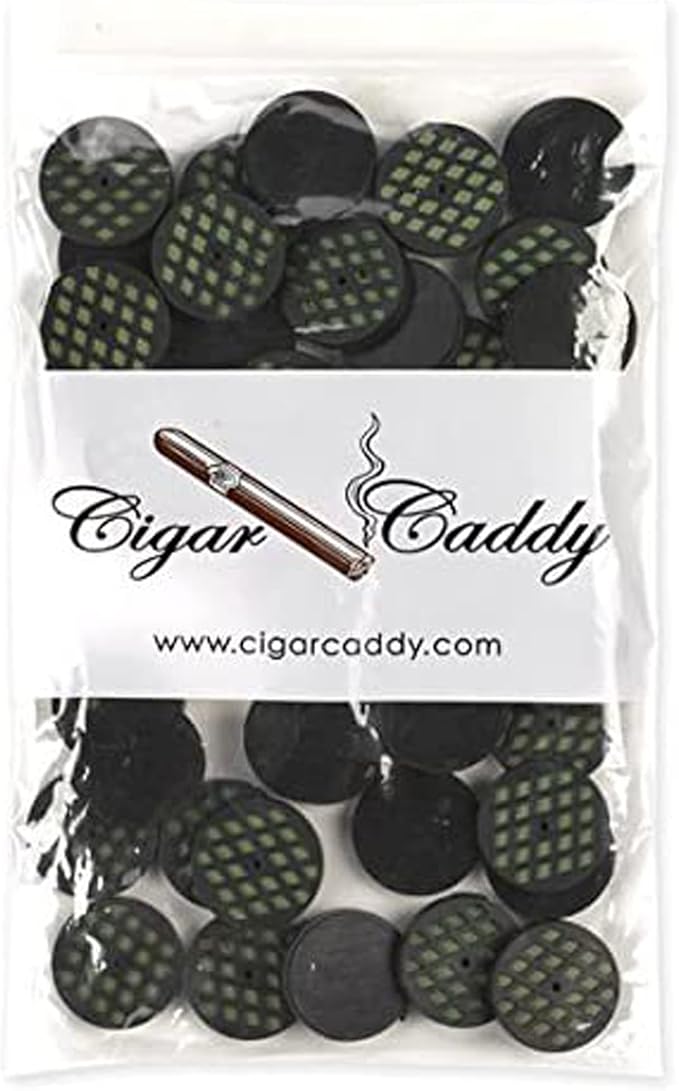 Cigar Caddy Mini Round Foam Disk Humidifier