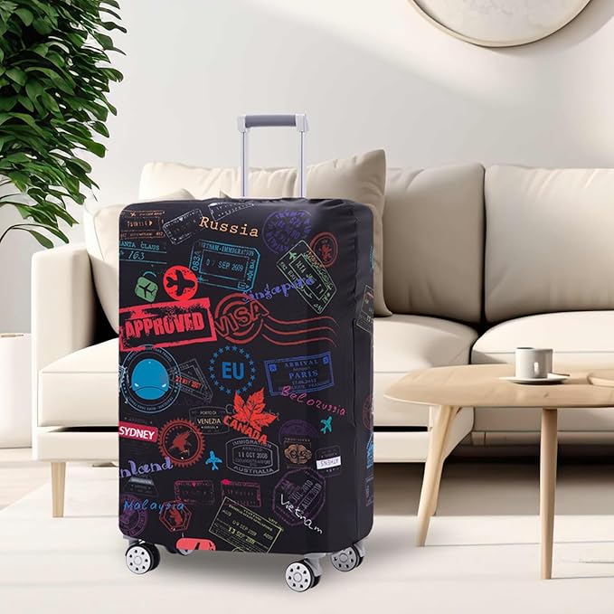 TRAVELKIN more than travel Luggage Covers For Suitcase Tsa Approved,Suitcase Cover Protector Fit 29-32 Inch Luggage
