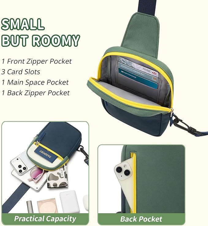 Birthday Gifts for 8 9 10 11 12 Year Old Teens Girls Kids, Fanny Pack Crossbody Bag Sling Belt Bags Purse, Dorm Travel Essentials for Girls Fashion, Preppy Tween Teen Girl Gift Trendy Stuff
