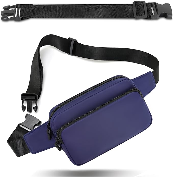 Fanny Pack Nylon Mini Belt Bag Everywhere Belt Bag for Women Water Repellent Waist Packs Crossbody Bags with Adjustable Strap