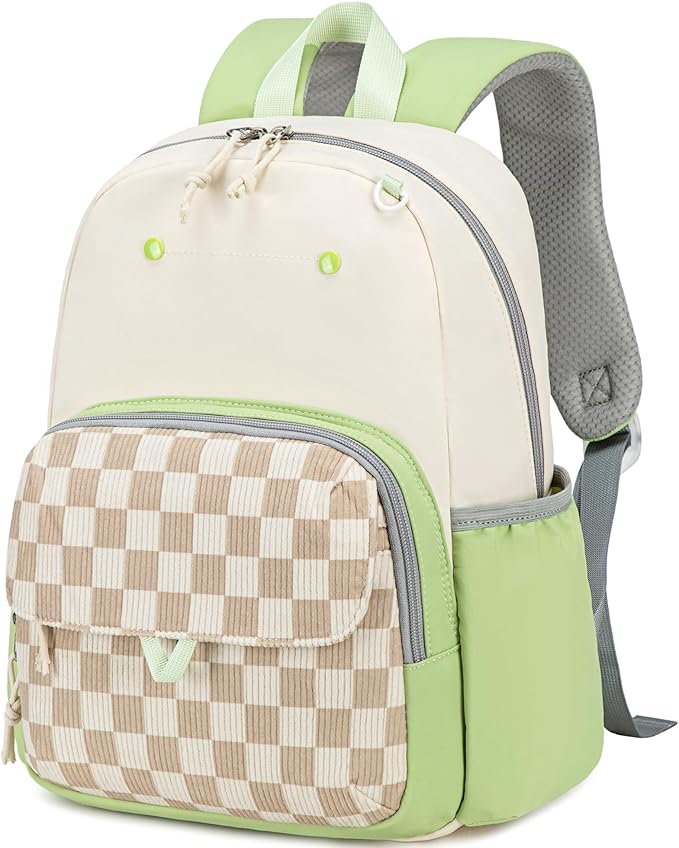 BTOOP Kids Backpack for Boys Girls 3-6, Preschool Kindergarten Backpack with Insulated Lunch Compartment & Chest Strap, Cute Lightweight School Travel Bag Fits A4 Folder