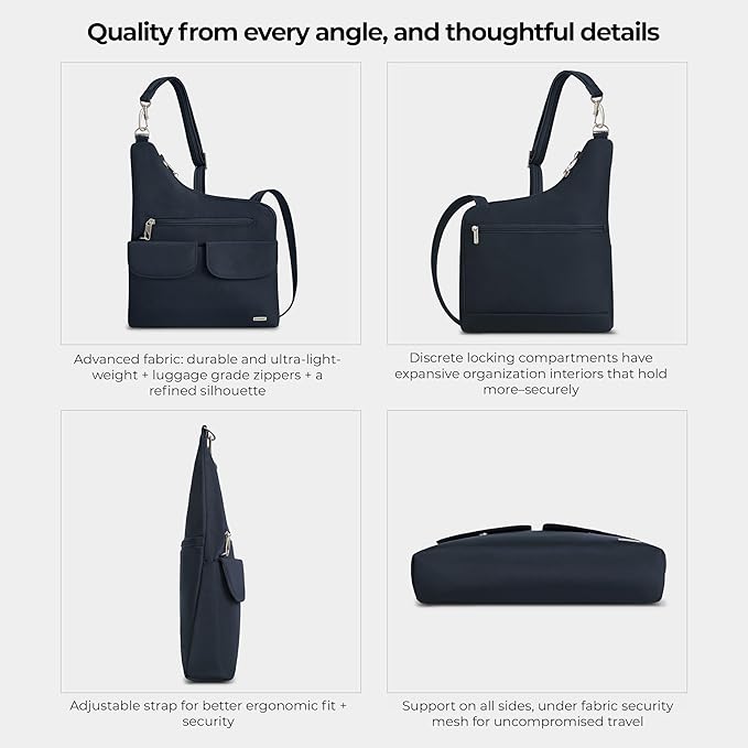 Travelon Anti-Theft Classic Crossbody Bag