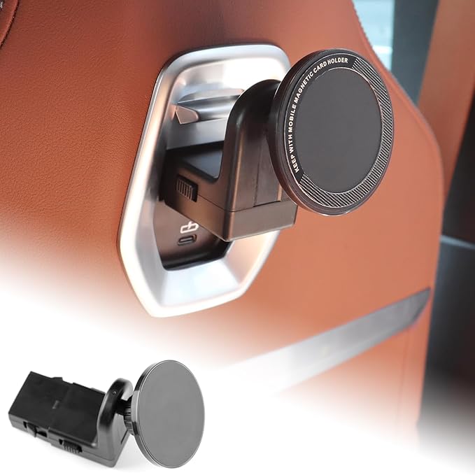 for BMW X5 X6 G05 G06 G60 G45 Tablet Holder Strong Magnetic Attraction/Gravity Clamp ipad Car Holder Back Seat Road Trip Essentials (Magnetic)