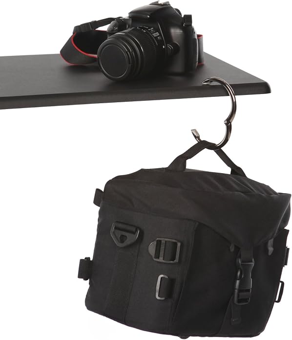 Clipa Bag Hanger - The Ring that Opens Into a Hook, Closes Automatically | Hangs Almost Anywhere in Just 1/2" of Space | Holds 33 lbs | 9 Styles | 3 yr Warranty