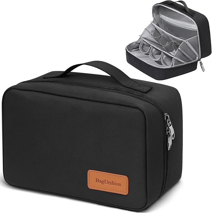 Toiletry Bag for Men,Mens Travel Toiletry Organizer,Men's Travel Essentials,Water Resistant Shaving Bag for Toiletries Accessories -Black