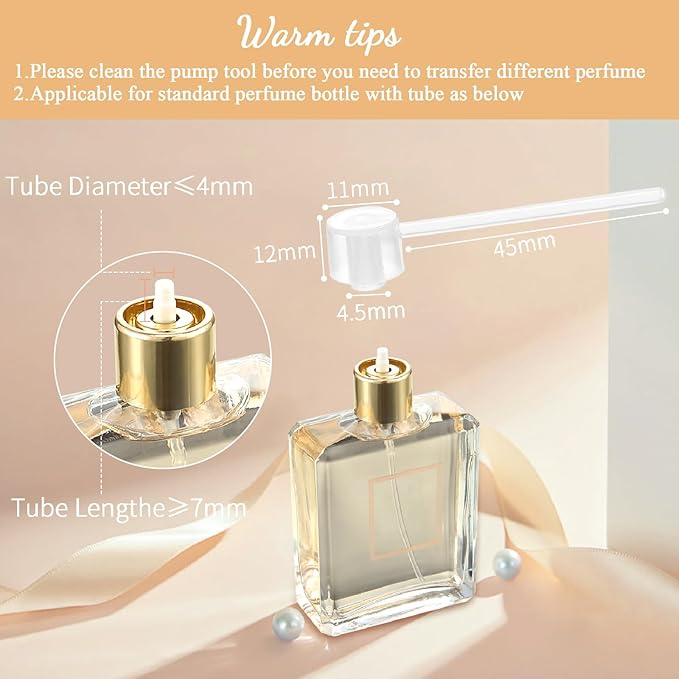 Motiskyy 105 Pcs 5ml Mini Perfume Atomizer Refillable Travel Spray Bottles Bulk Empty Dispenser Kit for Perfume Makers with Refill Pump Transfer Tool for Outgoing Fragrance Vendor Samples