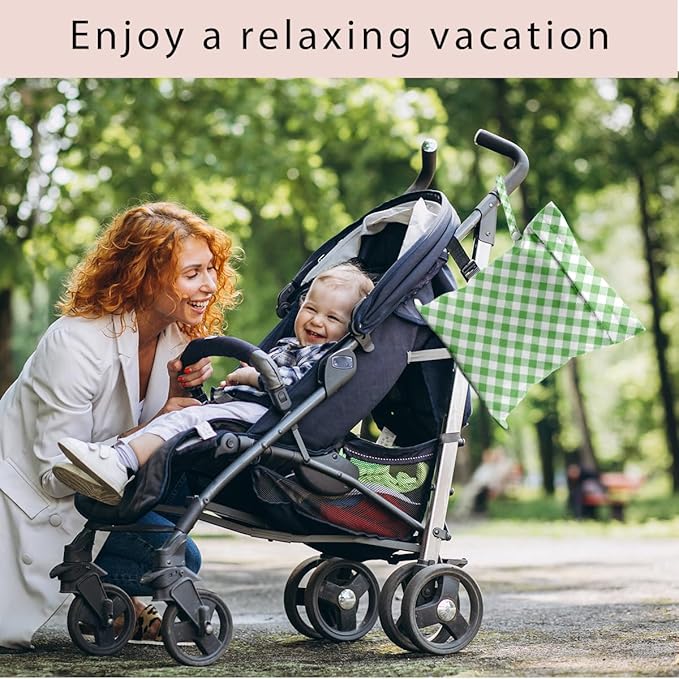 Wet Bag, 4Pcs Wet Dry Bag Set, Reusable Waterproof Bags with Blue Diamond Lattice & Green Gingham Prints for Women, Great for Beach Getaways & Pool Days