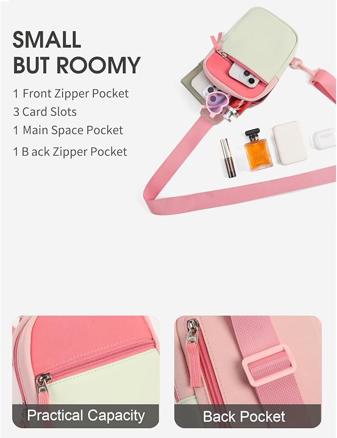 Birthday Gifts for 8 9 10 11 12 Year Old Teens Girls Kids, Fanny Pack Crossbody Bag Sling Belt Bags Purse, Dorm Travel Essentials for Girls Fashion, Preppy Tween Teen Girl Gift Trendy Stuff