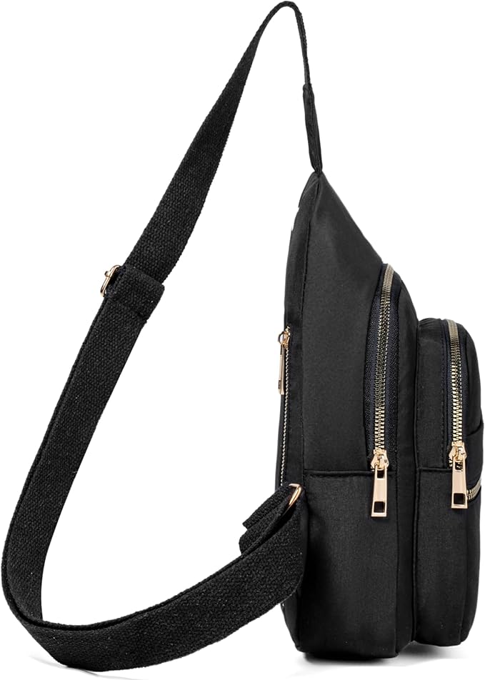 Banelu Small Crossbody Sling Bag Sling Backpack, Cross Body Bag Crossbody Purses for Hiking Traveling Outdoors