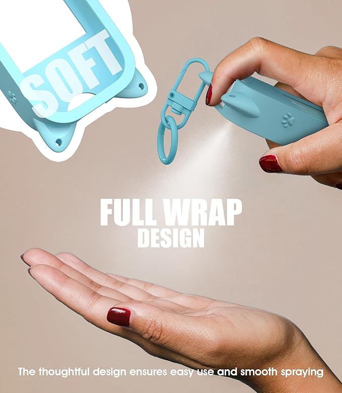 Sonnorel Silicone Case Compatible with Touchland Hand Sanitizer Spray (Fit for 1 FL OZ/30 mL Ver)