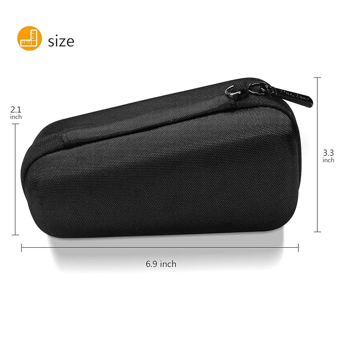 ProCase Carrying Case for Norelco Electric Shaver, Travel Carry Protective Bag for Norelco Men's Trimmer and Shaver 4500 3100 6400 9700 1150x 8900 1100, Father’s Day Choice -Black