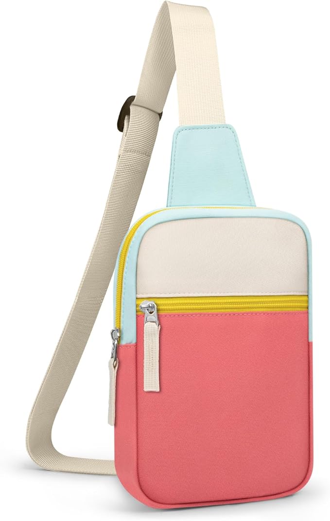 Birthday Gifts for 8 9 10 11 12 Year Old Teens Girls Kids, Fanny Pack Crossbody Bag Sling Belt Bags Purse, Dorm Travel Essentials for Girls Fashion, Preppy Tween Teen Girl Gift Trendy Stuff