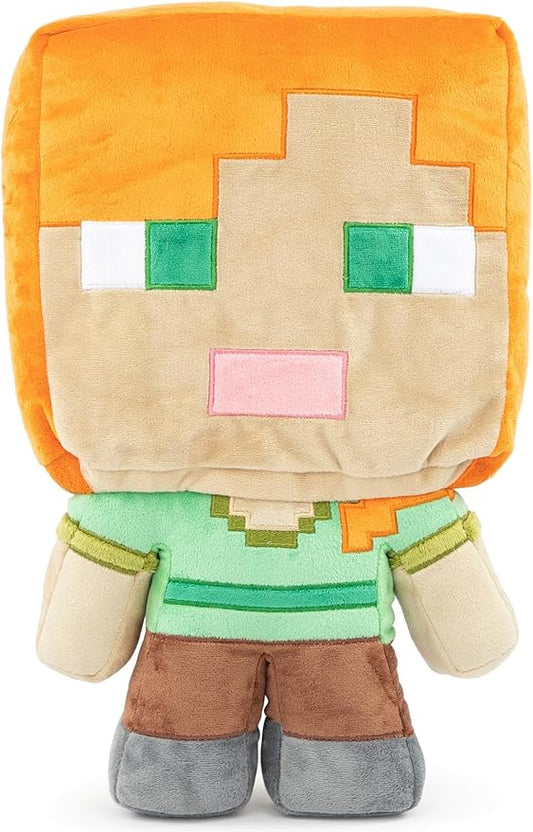 Jay Franco Plush Pillow Buddy Super Soft Polyester Microfiber | Mojang Minecraft Alex 16 inch (Official Product)
