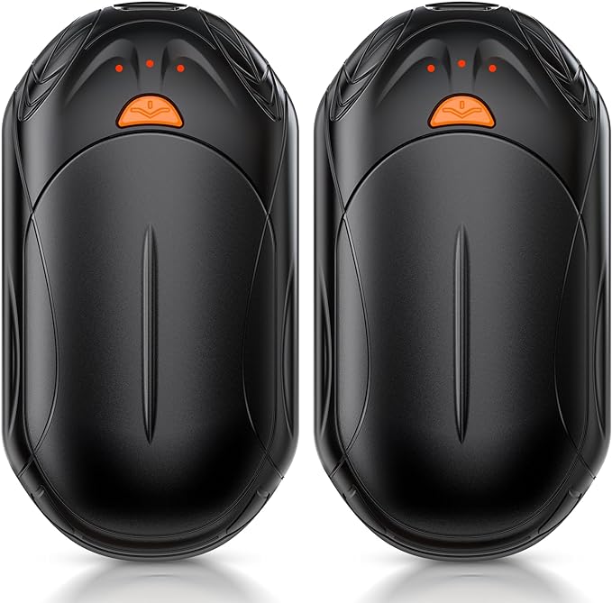 AI Hand Warmers Rechargeable 2 Pack, AI Smart Chips Electric Hand Warmers, 20Hrs Long Safe Heat, Portable Pocket Heater, Gifts for Christmas, Outdoor, Hunting, Golf, Camping Accessories