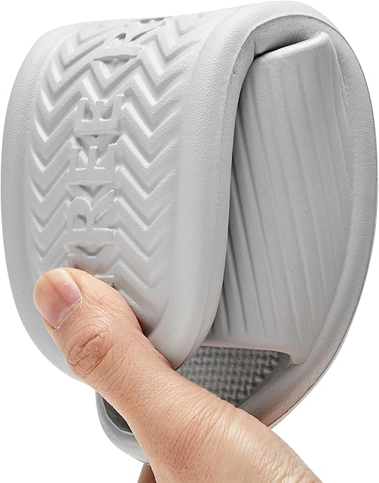 Shower Shoes Travel Foldable Portable Non Slip Slippers for Hotel Guests Swimming Spa Unisex Men Women Lightweight EVA Bathroom Slides Quick Drying Water Resistant Footwear