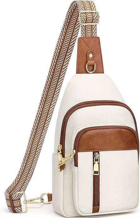 Anti Theft Crossbody Bags for Women RFID Sling Bag, Vegan Leather Cross Body Travel Purse for Women Men